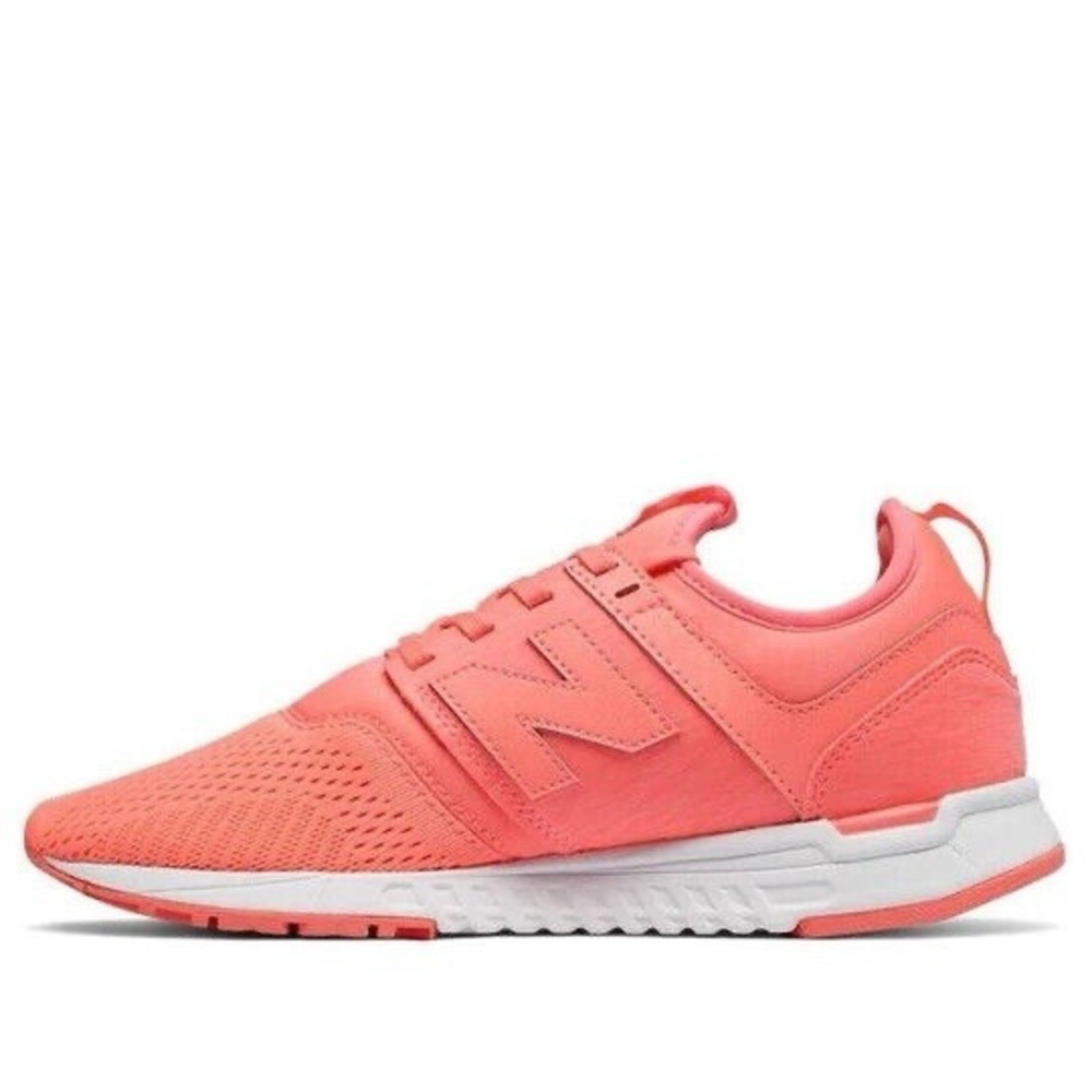 New Balance Women's Lifestyle Sport Sneakers Fiji/Coral Pink Size 8.5 WRL247SW‎